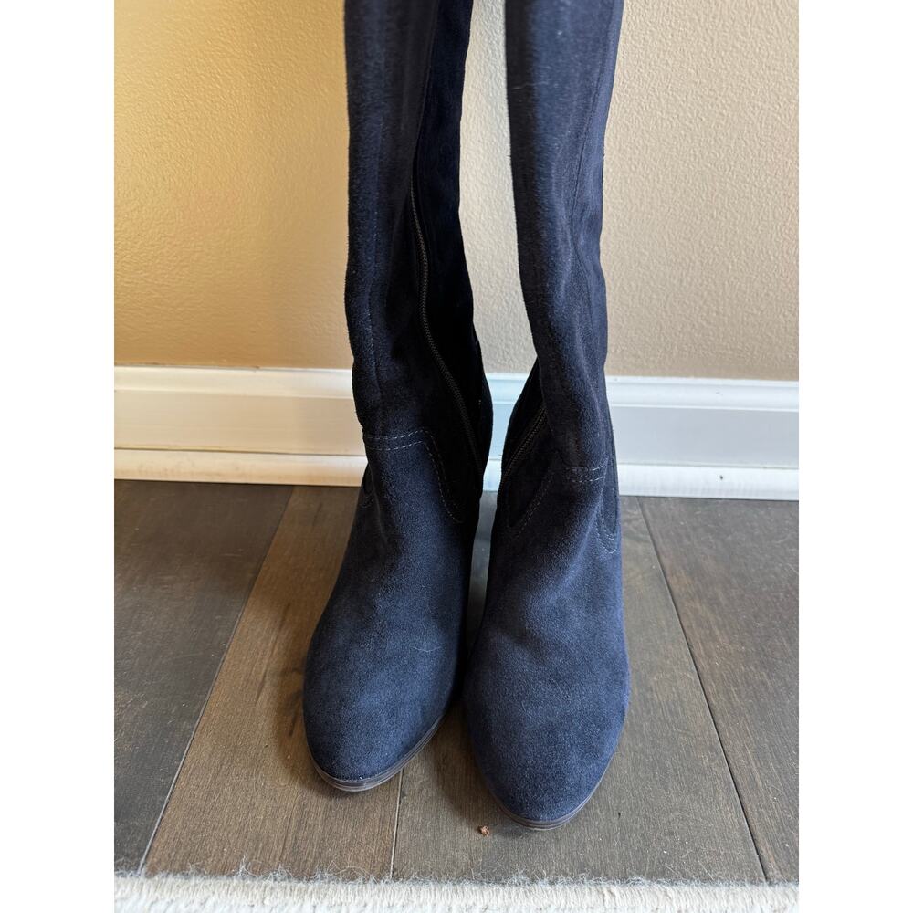 Women’s Marks and Spencer block heel suede boot